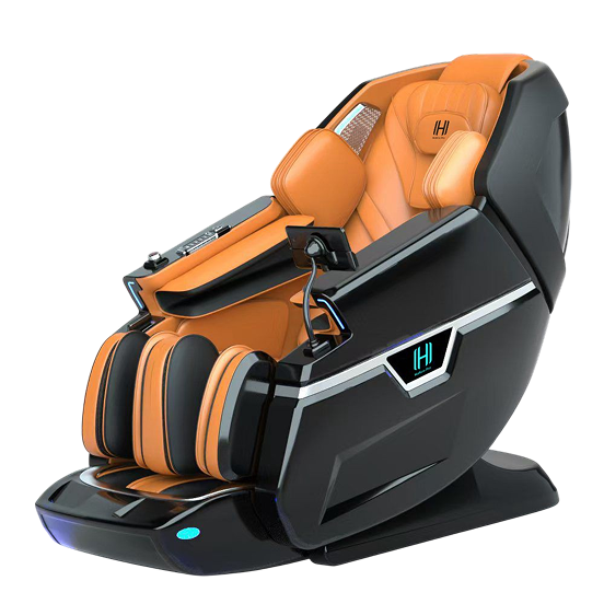Массажное кресло Hatico Pro Elite 2SL 4D – Черно-Оранжевый Hermes
