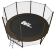 Батут UNIX line Black&Brown 12 ft (outside)