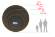 Батут UNIX line Black&Brown 12 ft (outside)