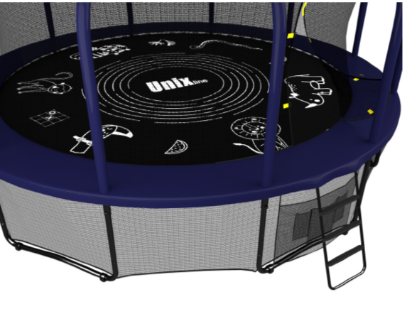 Батут UNIX line SUPREME GAME 12 ft (blue)