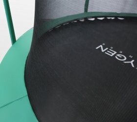 Батут премиум Arland 12FT с внутренней страховочной сеткой и лестницей (Dark green)