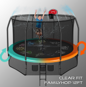 Батут Clear Fit FamilyHop 12Ft