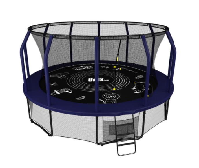 Батут UNIX line SUPREME GAME 14 ft (blue)