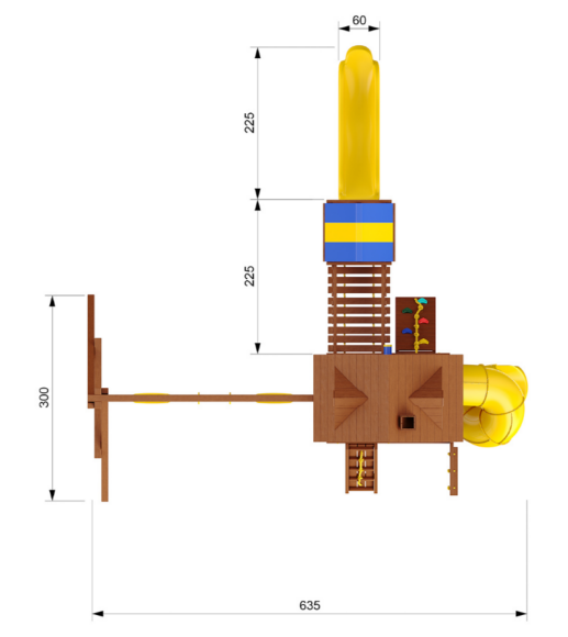Детский игровой комплекс Выше Всех Fort-5