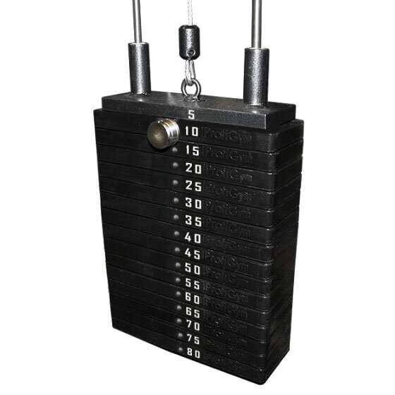 Грузовый стек для тренажеров (80 кг) ProfiGym